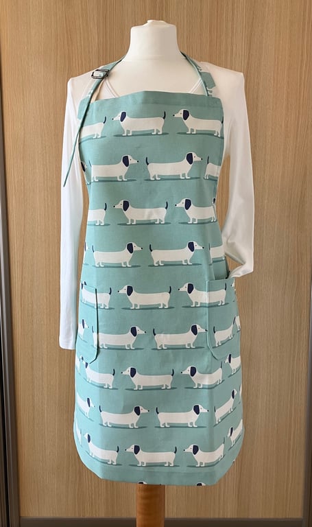 Adjustable Dachshund Apron, Handmade in the UK
