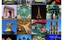 SIGNED SQUARE MOUNTED PRINTS 30 x 30cm