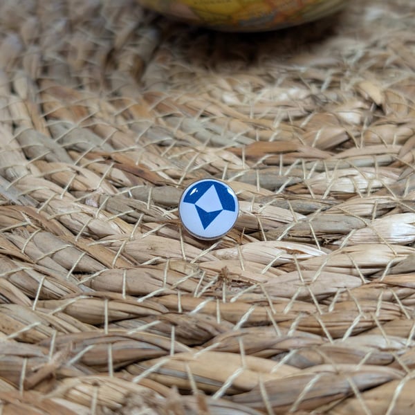 Antarctica Flag Map Pin – Polar Travel Map Push Pin for Wooden Maps, Antarctica