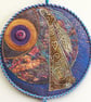 HMVM111- Hare Moon Gazer Mandala - 15cm - Purple-Bronze-Natural- Multi