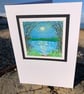 Lakeside view in moonlight Blank Any Occassion Card - Image 3