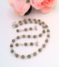 Unakite & Vintage Acrylic Bead Necklace & Earrings, Gift for Her, Mother's Day - Image 8