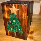 Rustic Christmas decoration recycled wood   