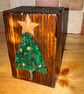 Rustic Christmas decoration recycled wood   