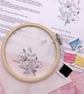Floral Embroidery Kit - Hand Embroidery Kit - Image 3