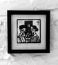 Home - Welsh Lino Print - Limited Edition 