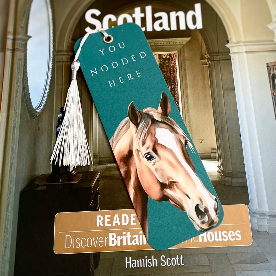 Horse Bookmarks, can be personalised, choice of colours