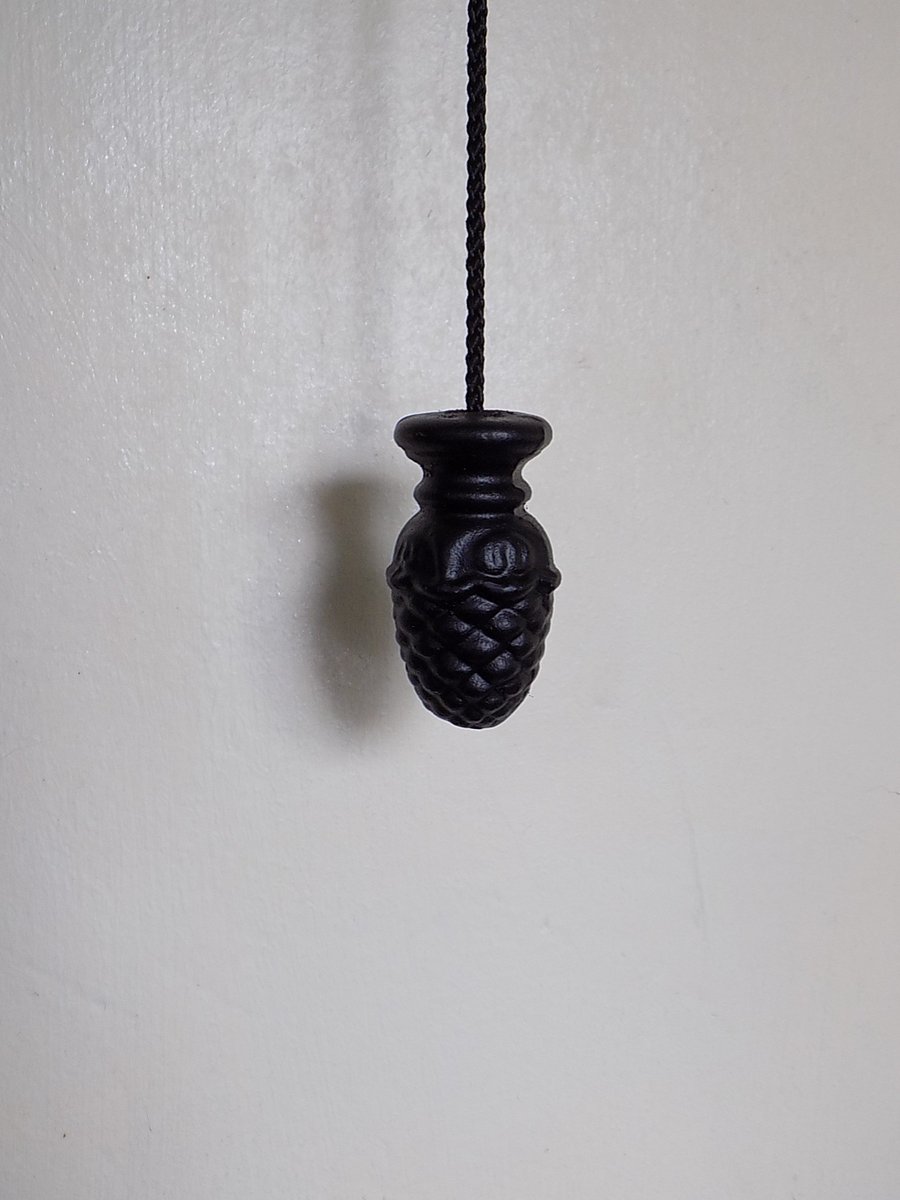 Light Pull & Black Cord.............Wrought Iron (Forged Steel) 