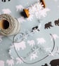 3 Sheets 'Bear Family' Christmas  Eco Wrapping Paper (100% Recycled) - Image 1