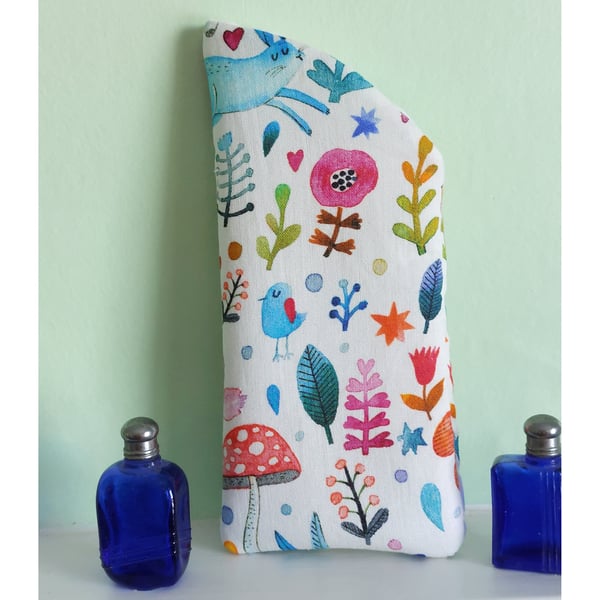 Pretty Woodland Flowers Cotton Glasses Case 