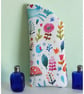 Pretty Woodland Flowers Cotton Glasses Case 