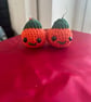 Handmade Pumpkin Earrings: Cute Halloween Jewellery, Kawaii Pumpkin Earrings