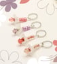 Floral Stitch Markers - Flowers with crystal beads - Crochet Option Available - Image 8