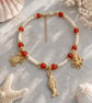 Amber Coastal Charm Anklet  - Image 2