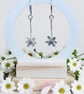 Sterling Silver Daisy Dangles - Gift Boxed - Botanical