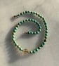 Peruvian Turquoise & Natural Citrine Necklace 
