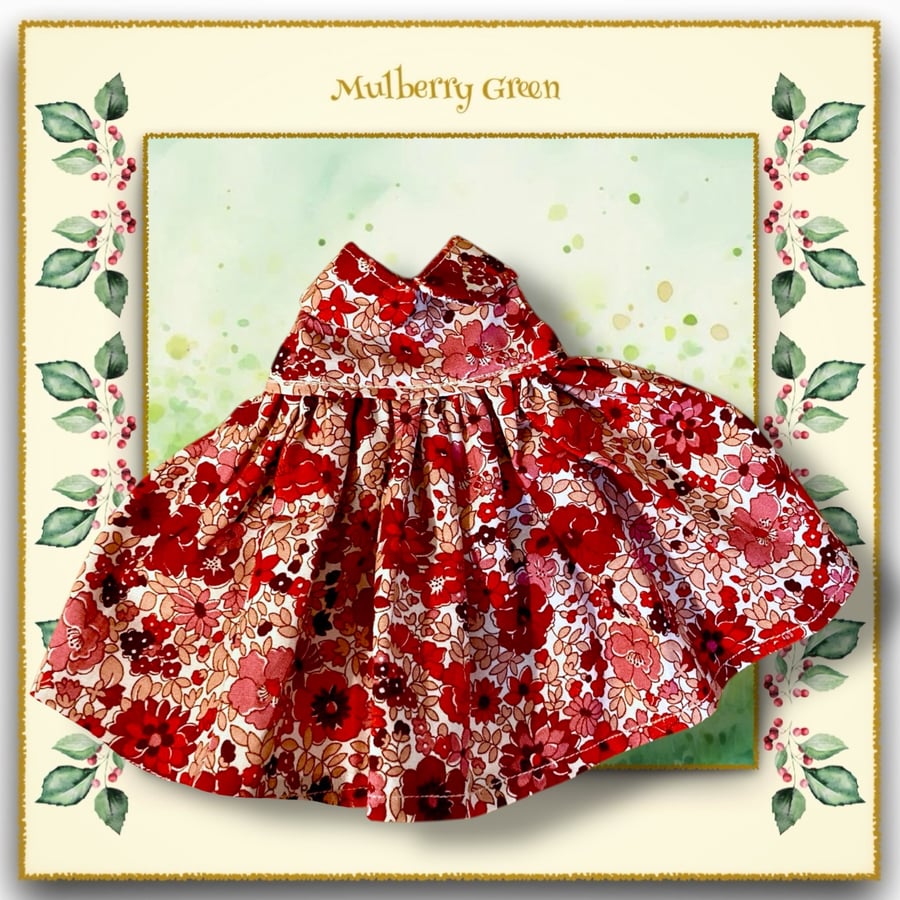 Liberty Red Flowered Dress