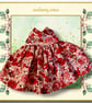 Liberty Red Flowered Dress - Image 1