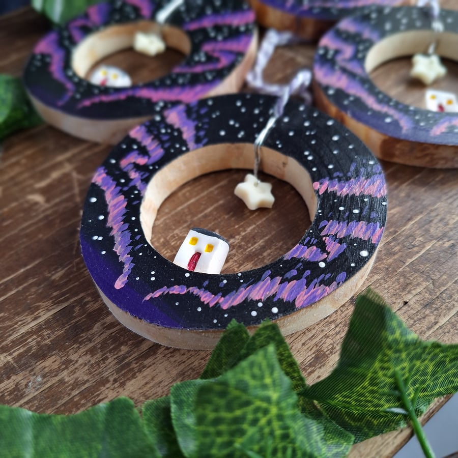 Pink & Purple Aurora Bothy Slice