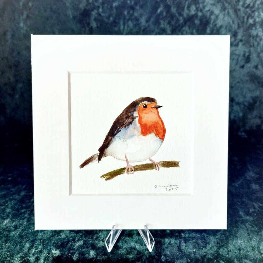Small Robin - Original Watercolour Painting