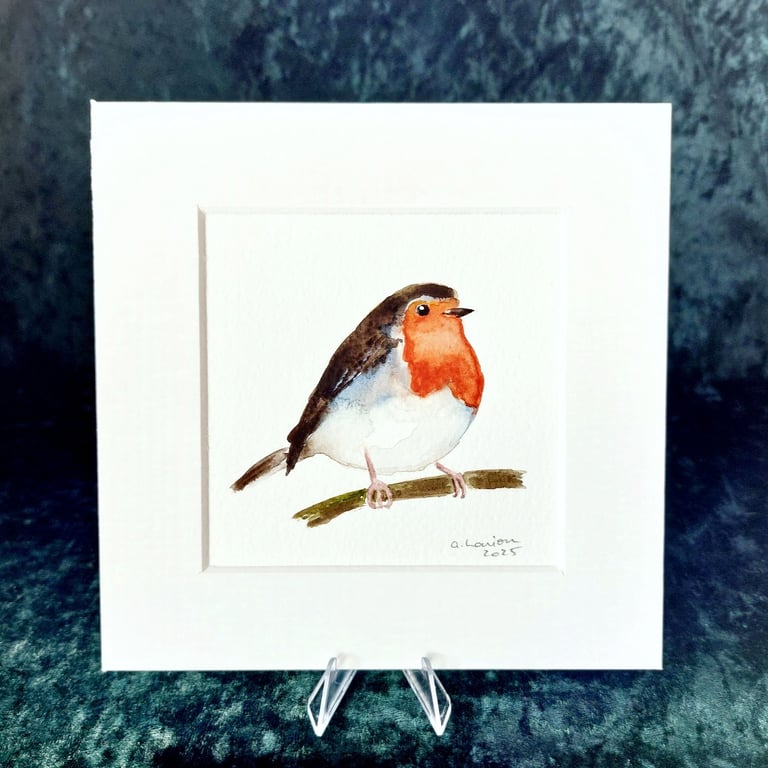 Small Robin - Original Watercolour Painting