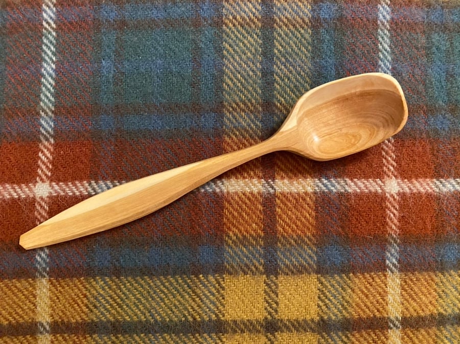 Cherry Wood Serving Spoon
