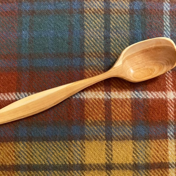 Cherry Wood Serving Spoon