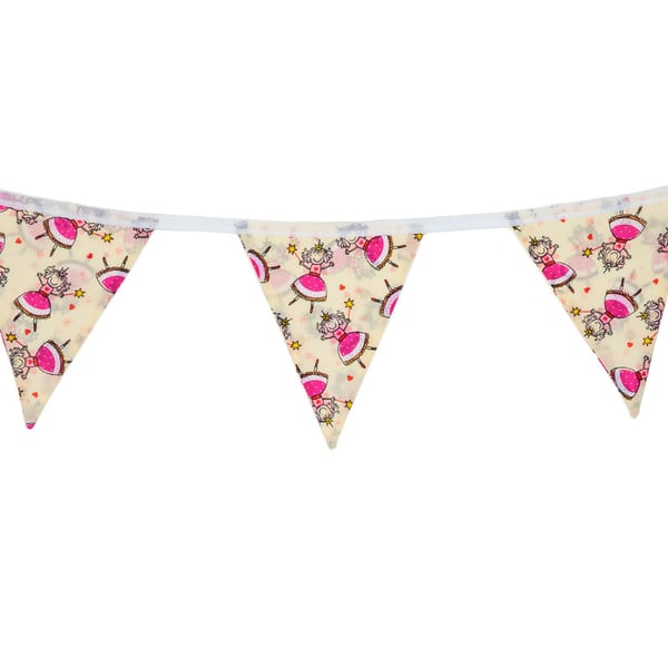 Pink Fairy Princess Bunting, Princess Garland, Nurseries, Children's Bedroom