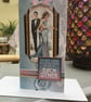 Elegant Art deco Anniversary card - Image 3