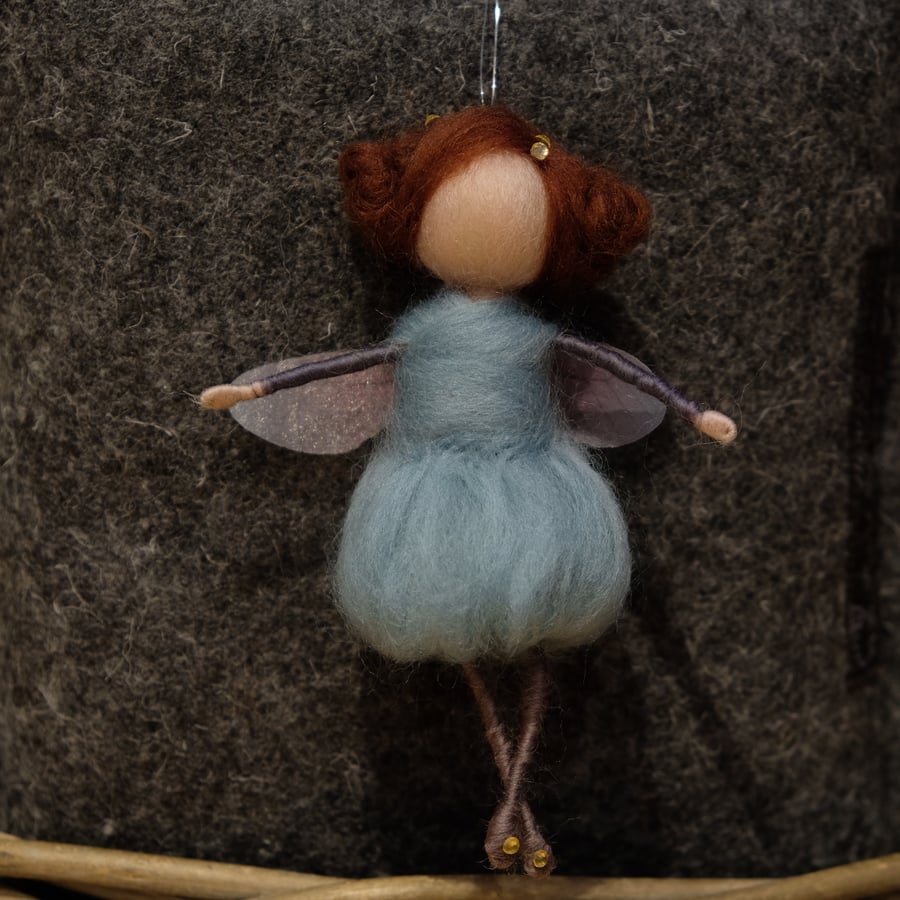 Needle felted fairy