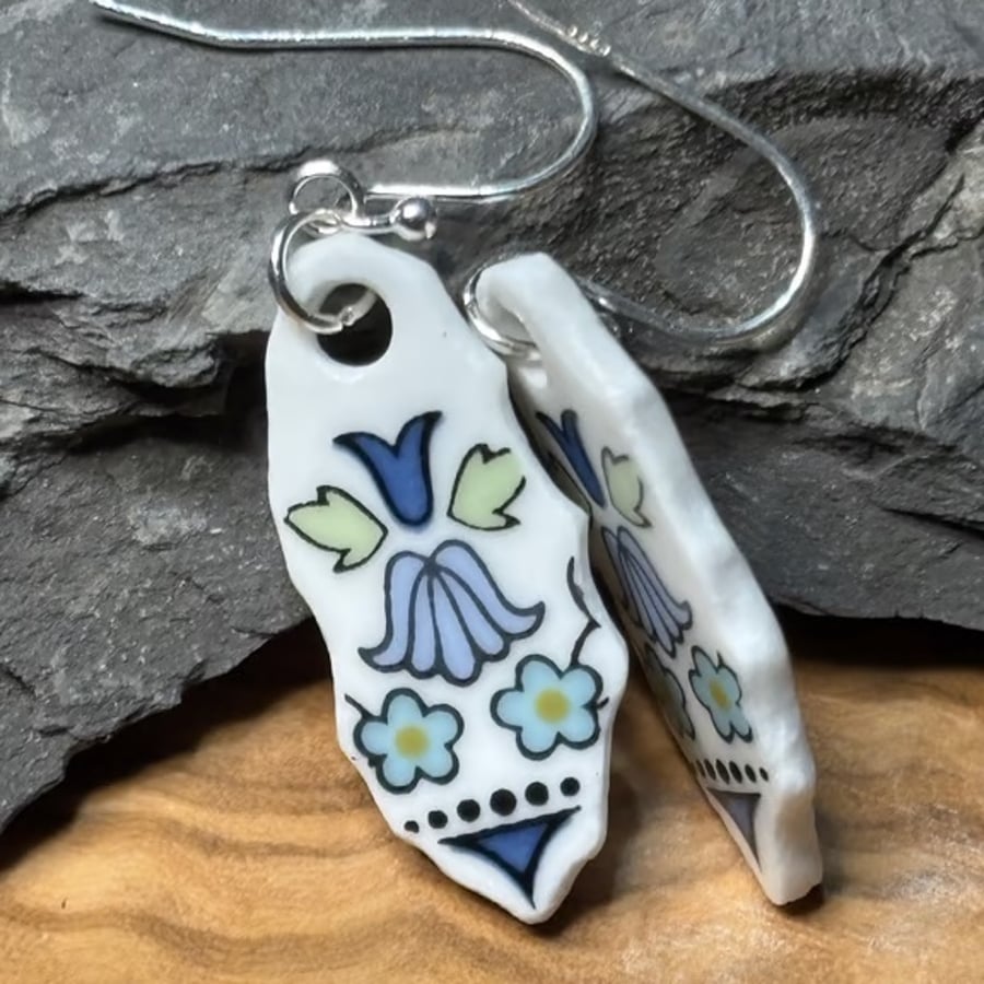 Handmade Earrings, Sterling Silver, Eco Gifts, Unique Jewellery.