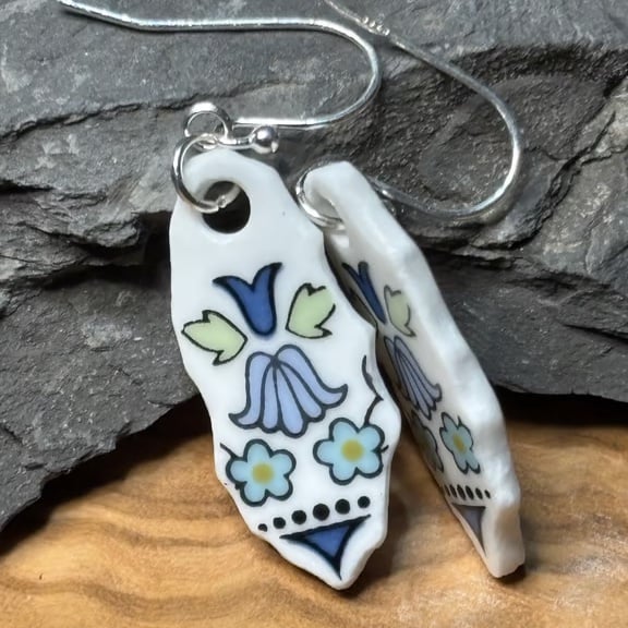 Handmade Earrings, Sterling Silver, Eco Gifts, Unique Jewellery.