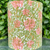 Cottage Honeysuckle by Sanderson pink and green Vintage Fabric Lampshade option 