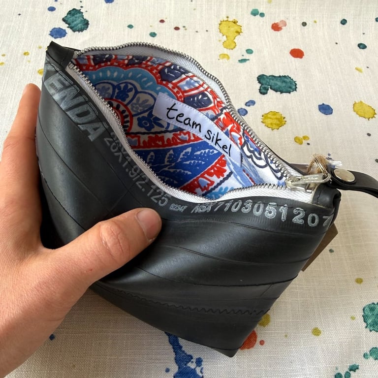 Small Lined Inner Tube Bag - Paisley Lining - Old Stock - Super Seconds