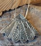 Silver Fan Pendant - Image 2