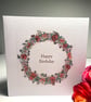 Floral Birthday Wreath - Image 1