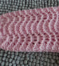 18" Round Neck Feather and Fan Patterned Baby Girls Cardigan  - Image 3