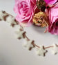 Felt Star Garland, White Decorative Bunting, Fairtrade, Nursery Decor
