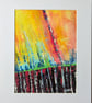 'Hot Earth' Original Oil Pastel Painting - Image 1