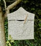 Peg bag in spot print fabric clothes pin bag - Image 3