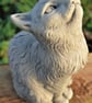 Jezz the Moon Gazing Cat Stone Garden Ornament