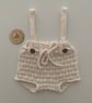 Made To Order Handknitted Picnic Baby Shorts 7 sizes. Any colour. - Image 2