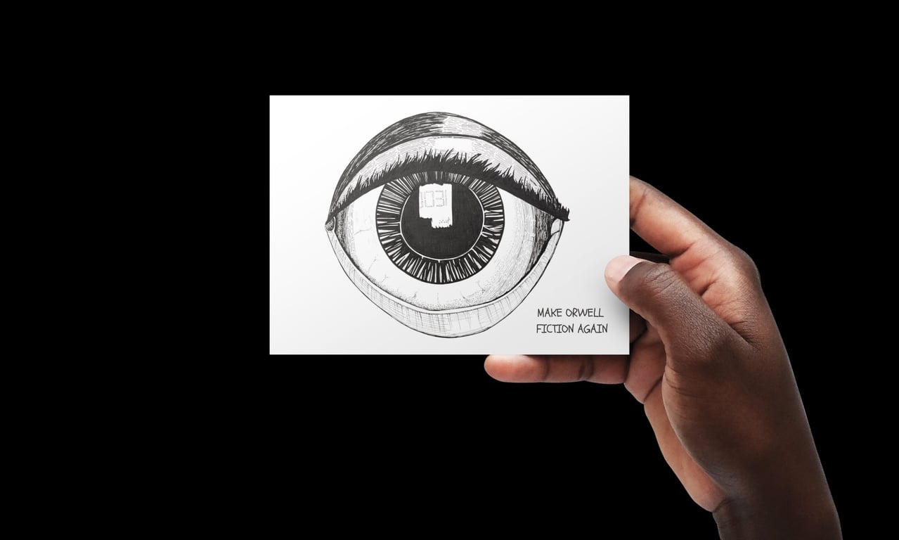 Make Orwell Fiction Again postcards - Pack of 5 cards