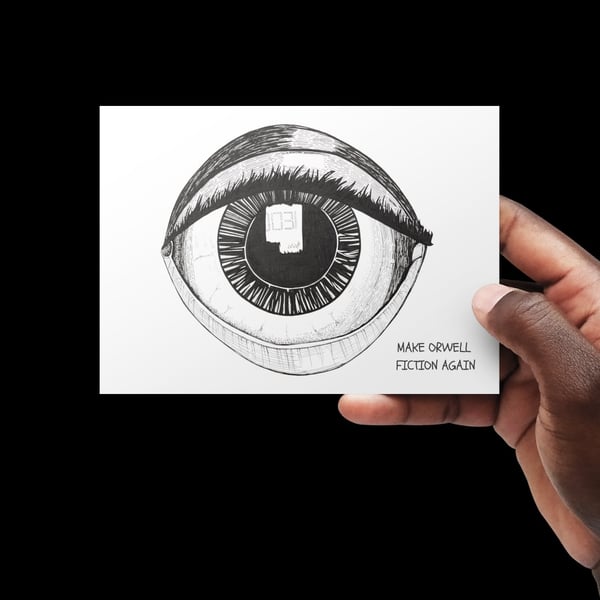 Make Orwell Fiction Again postcards - Pack of 5 cards
