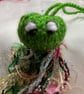 2 x hand knitted cheery Christmas jellyfish  - Image 2
