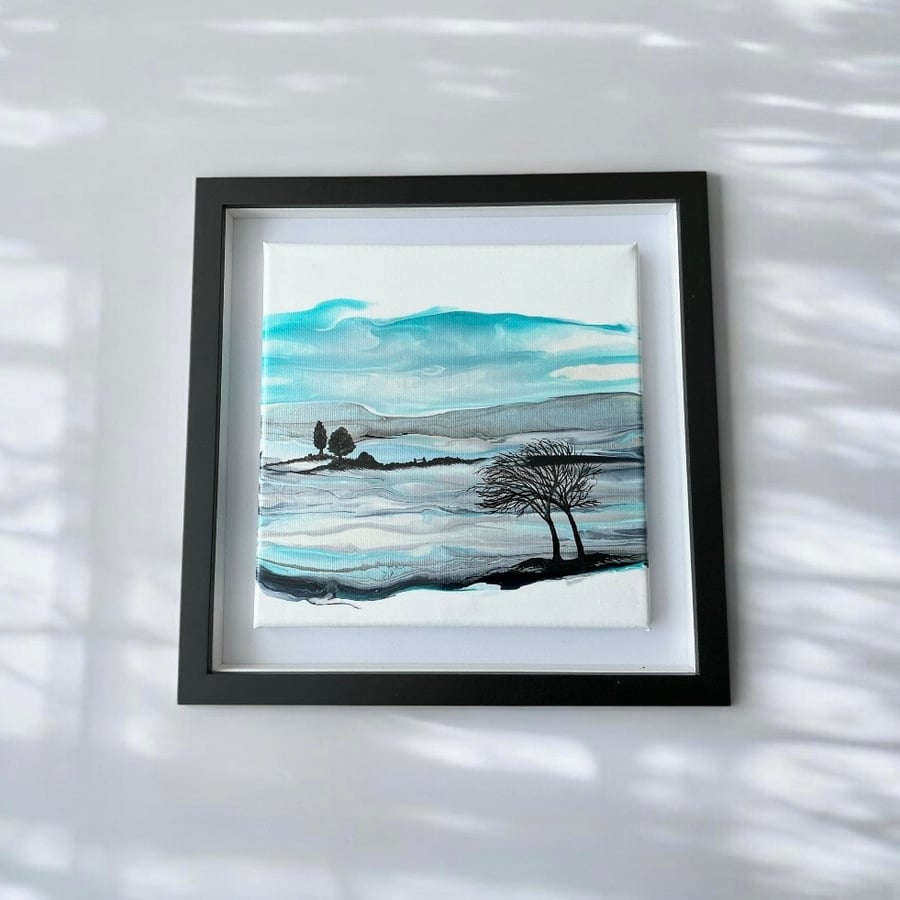 Northumberland hills - Winter blue days