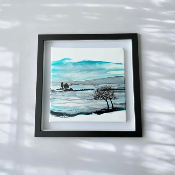 Northumberland hills - Winter blue days