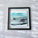 Northumberland hills - Winter blue days