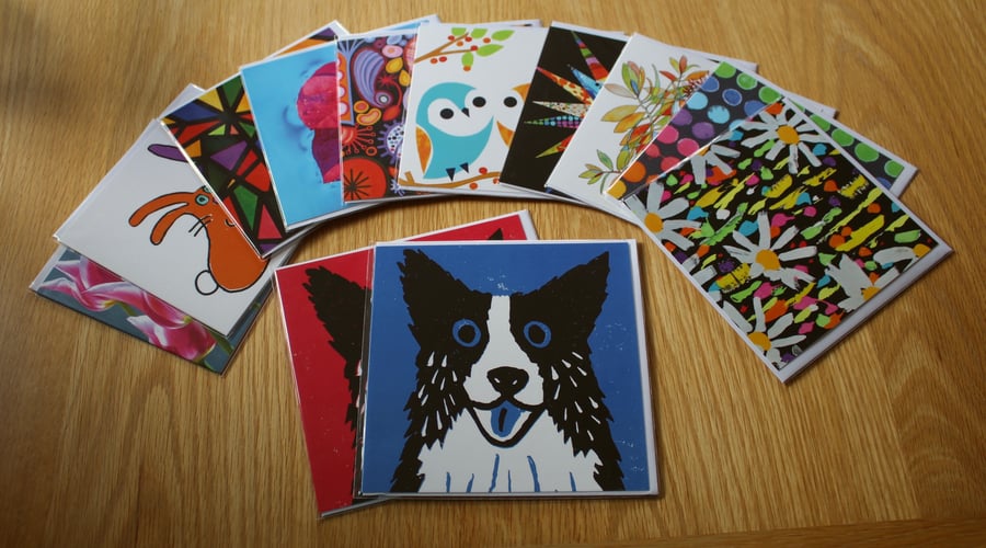 SPECIAL OFFER-FOUR BLANK GREETINGS CARDS-
