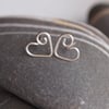 Earrings, Heart Stud Earrings
